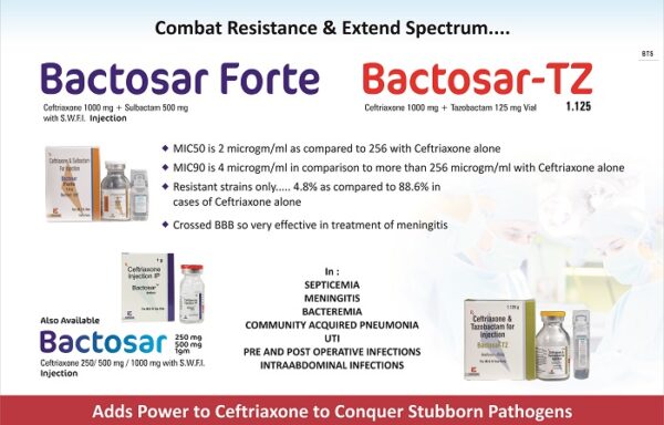 BACTOSAR- TZ 1.125 VIAL